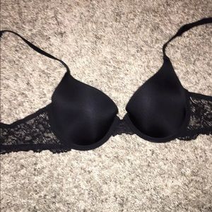 Calvin Klein lace detail push up bra